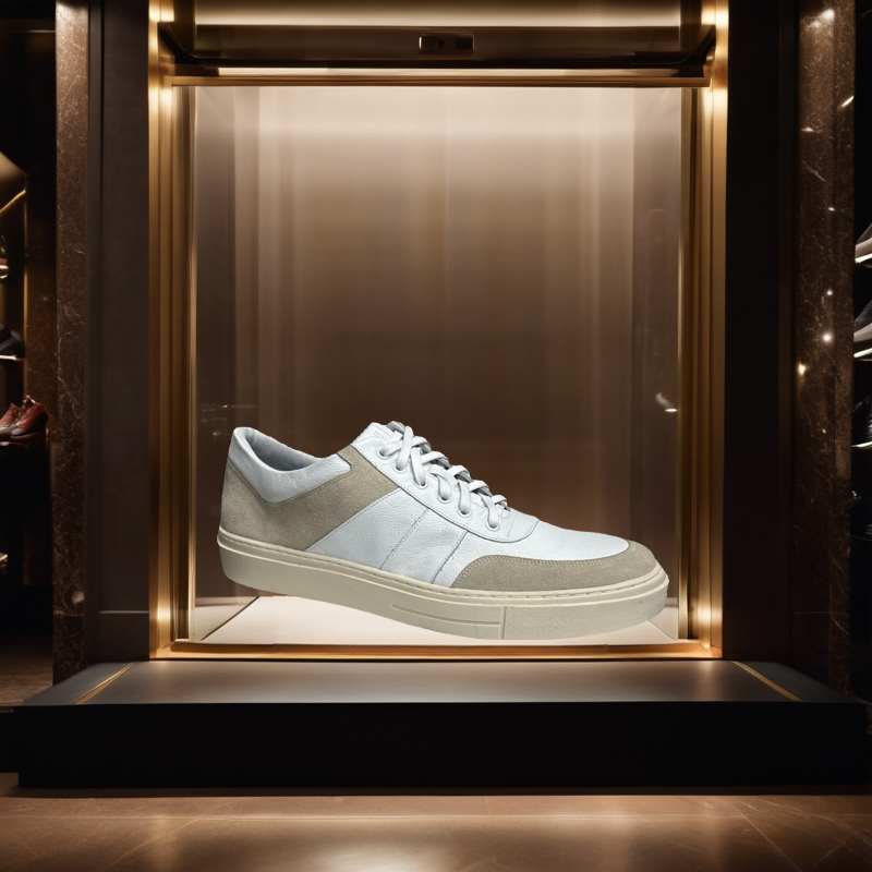 Sneakers in Pelle Dettagli Eleganti - 44, BIANCO Sneakers in Pelle Dettagli Eleganti - 44, BIANCO